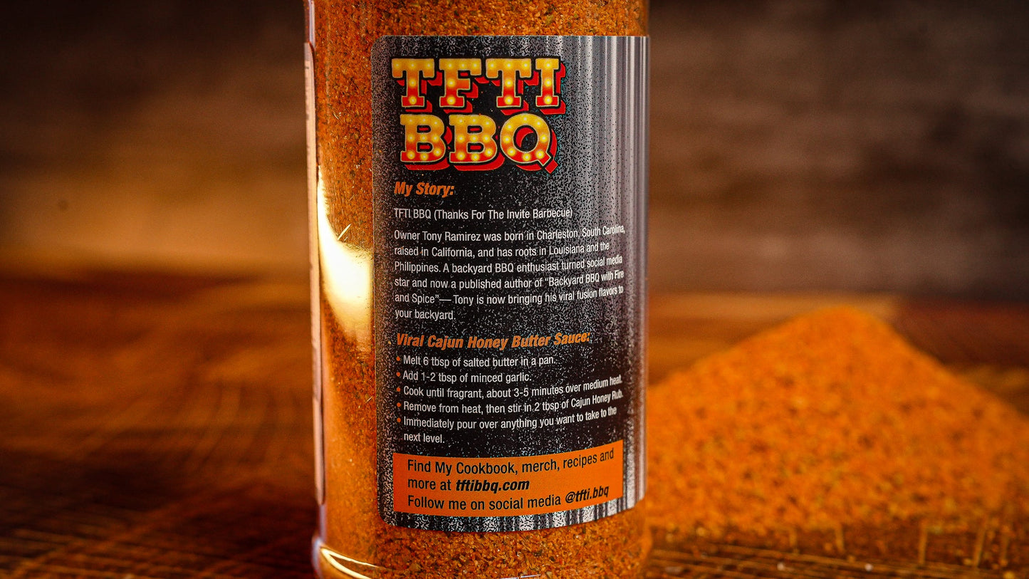 Cajun Honey Rub 12ct Case - TFTI BBQ