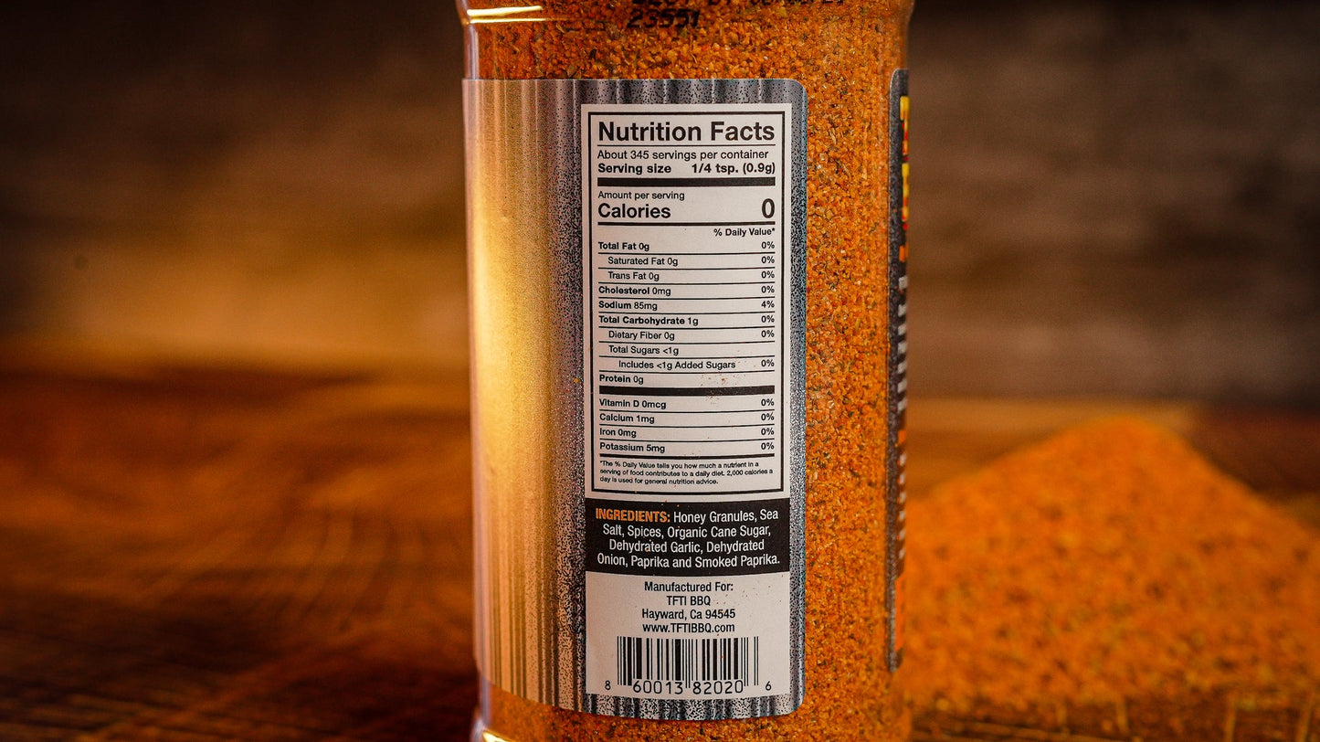 Cajun Honey Rub 12ct Case - TFTI BBQ