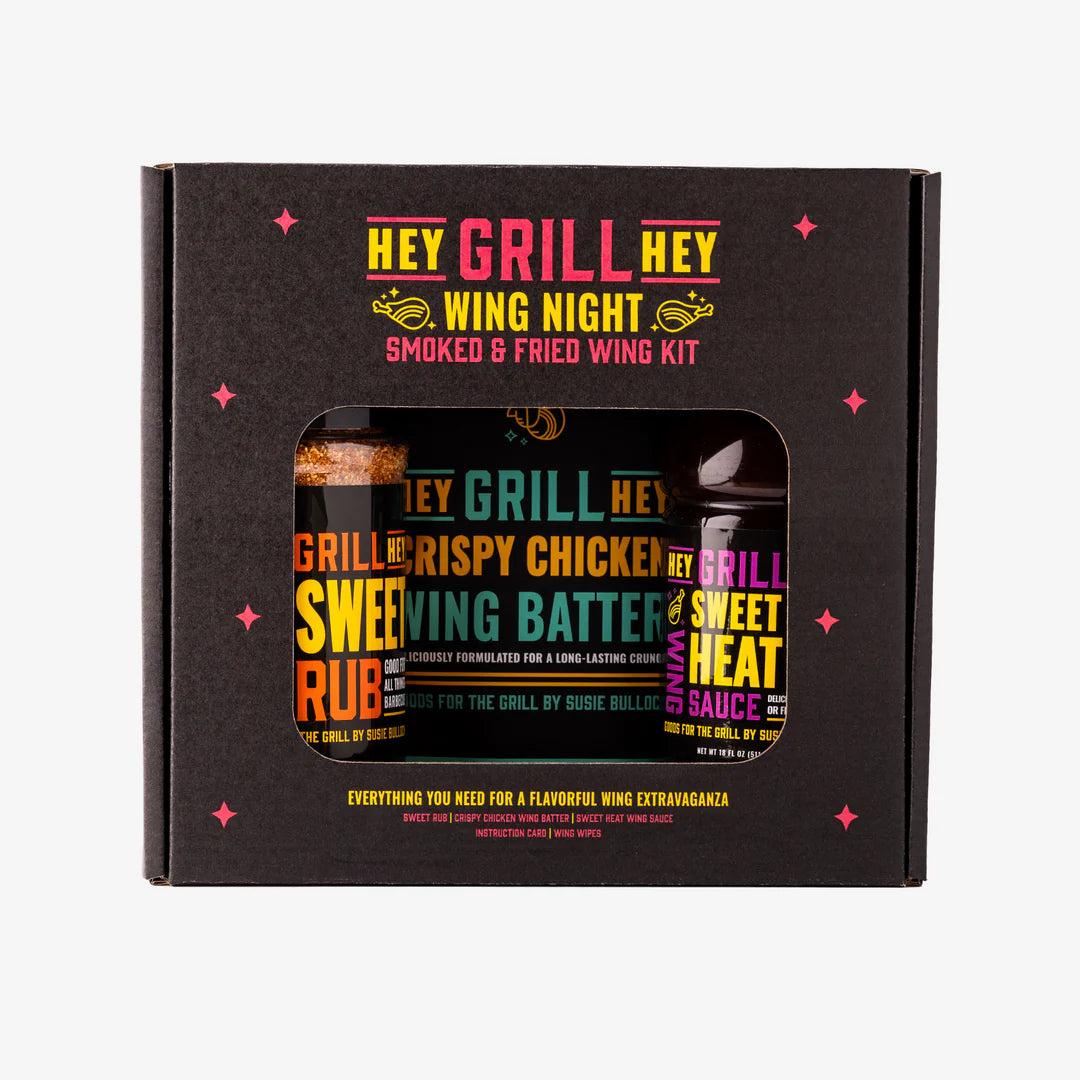 Wing Night Kit 6ct Case - Hey Grill Hey