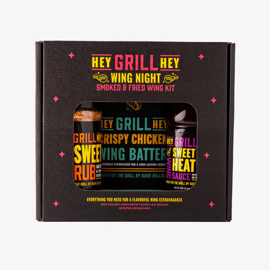 Wing Night Kit 6ct Case - Hey Grill Hey
